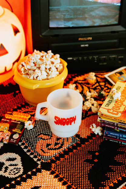 3P4 x Peanuts® Halloween - Snoopy Witch Milk Glass Mug