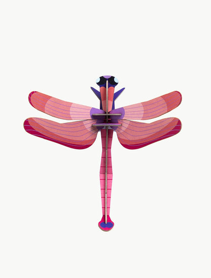 3D Wall Art - Insect - Ruby Dragonfly