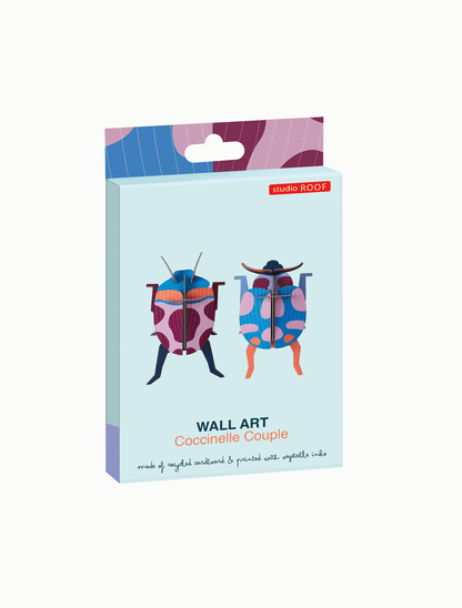 3D Wall Art - Insect - Coccinelle Couple