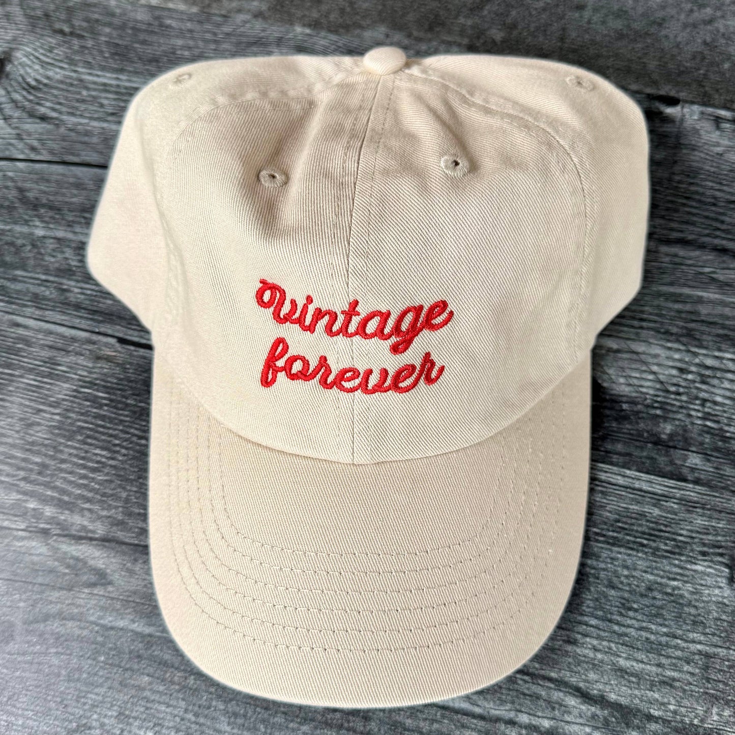 Vintage forever Baseball Cap Dad Hat thrifting 