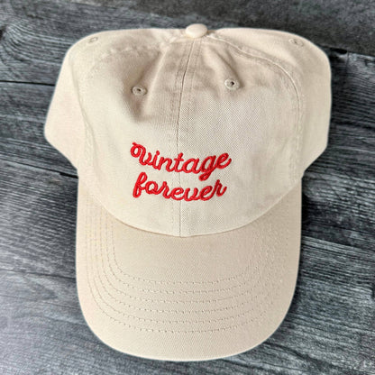 Vintage forever Baseball Cap Dad Hat thrifting 