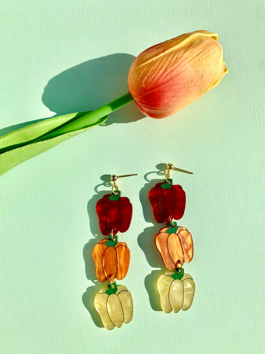 Bell Peppers Earrings