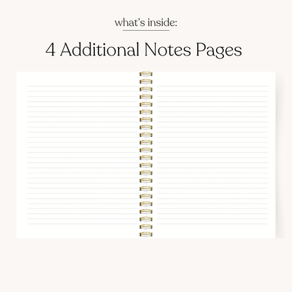 Floral Undated Planner