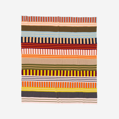 Patchwork Stripe Throw