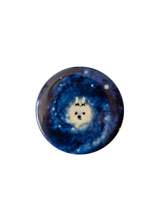 Black hole pinback button