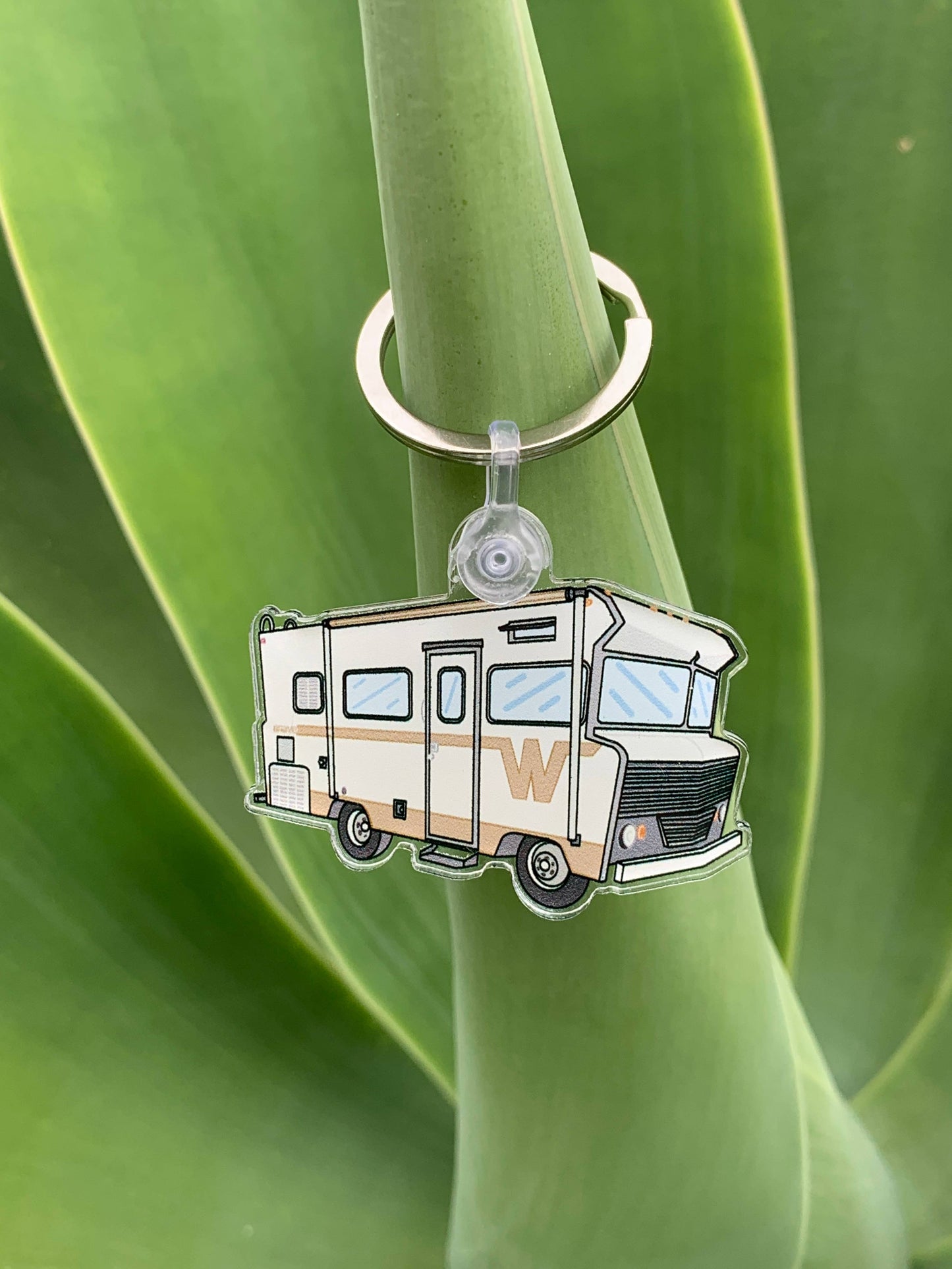 Vintage RV Sticker - 1970's Winnebago Brave Keychain