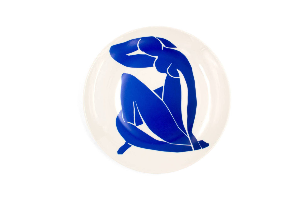 Porcelain plate - Ø 20cm - Henri Matisse - Blue lady