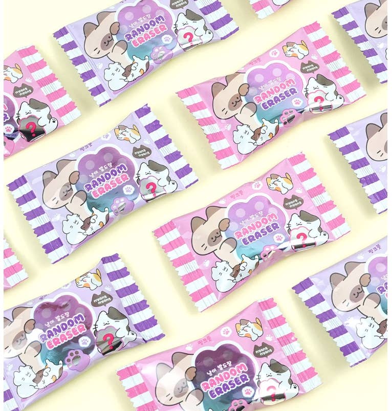 Cat Paw Stamp Random Eraser