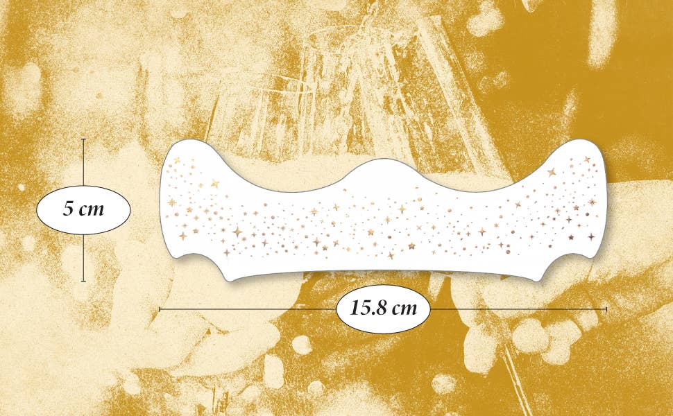 Gold Glitter Freckles Makeup Patches
