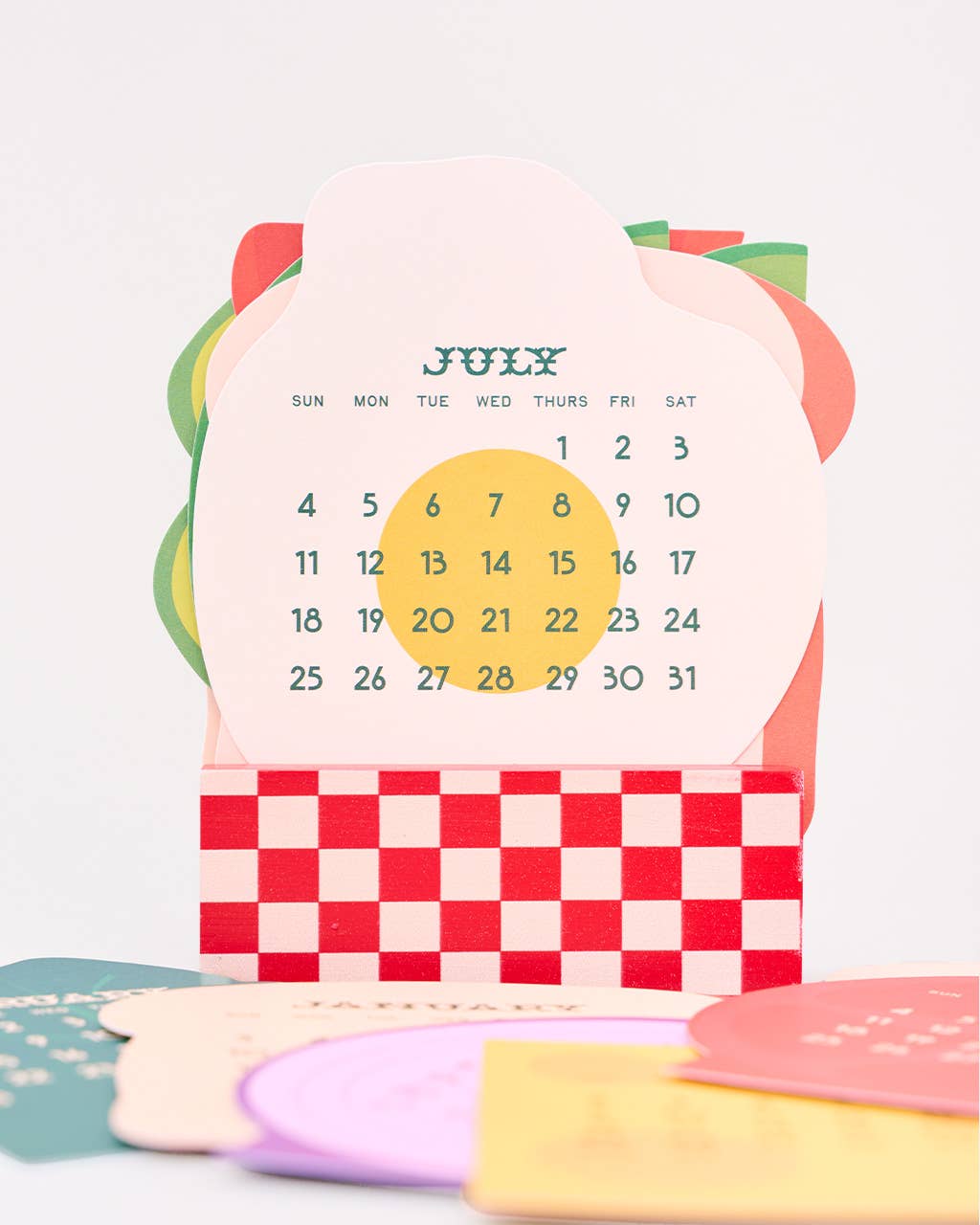 Desktop Calendar, Sandwich
