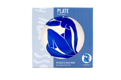 Porcelain plate - Ø 20cm - Henri Matisse - Blue lady