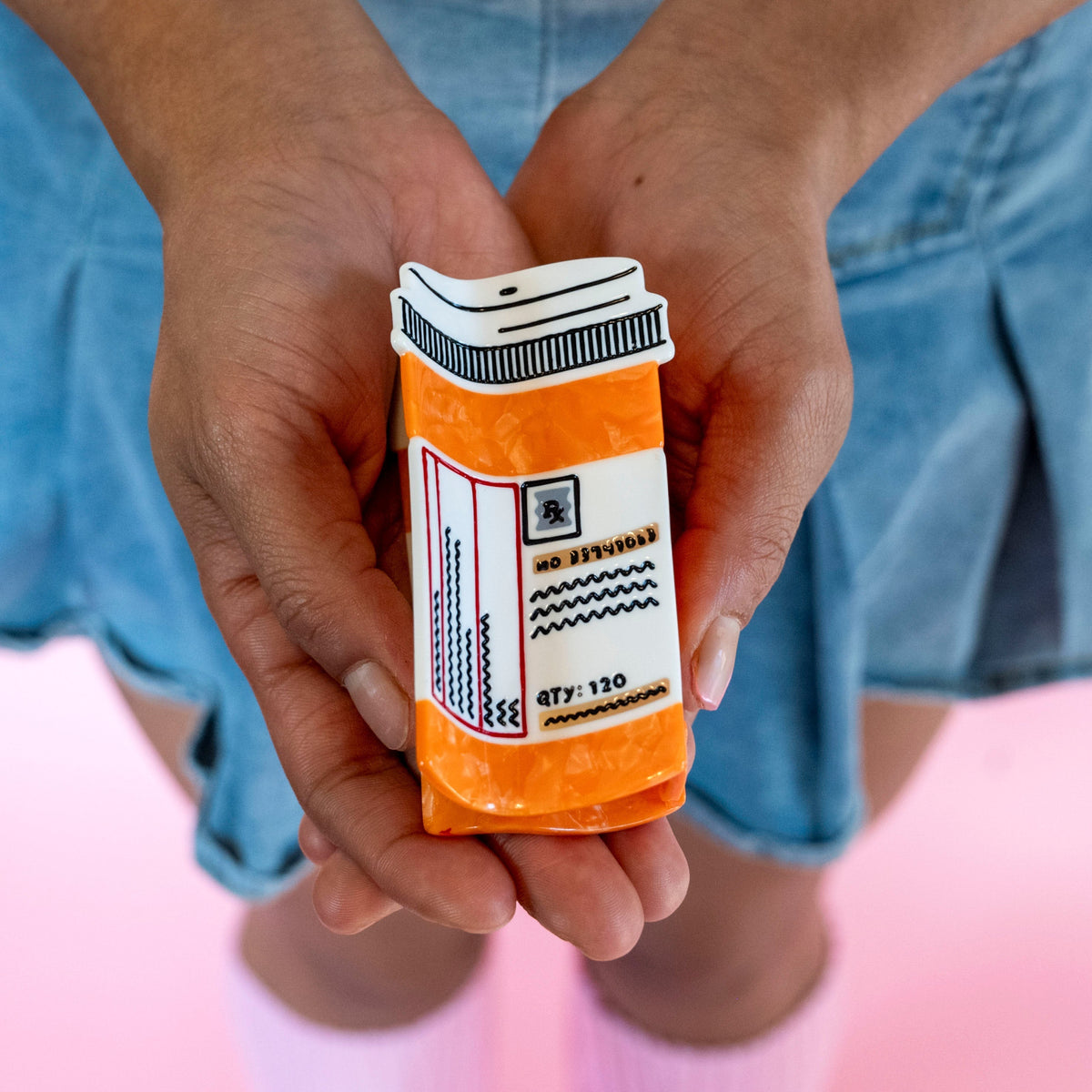 Prescription Bottle Hair Claw PREORDER