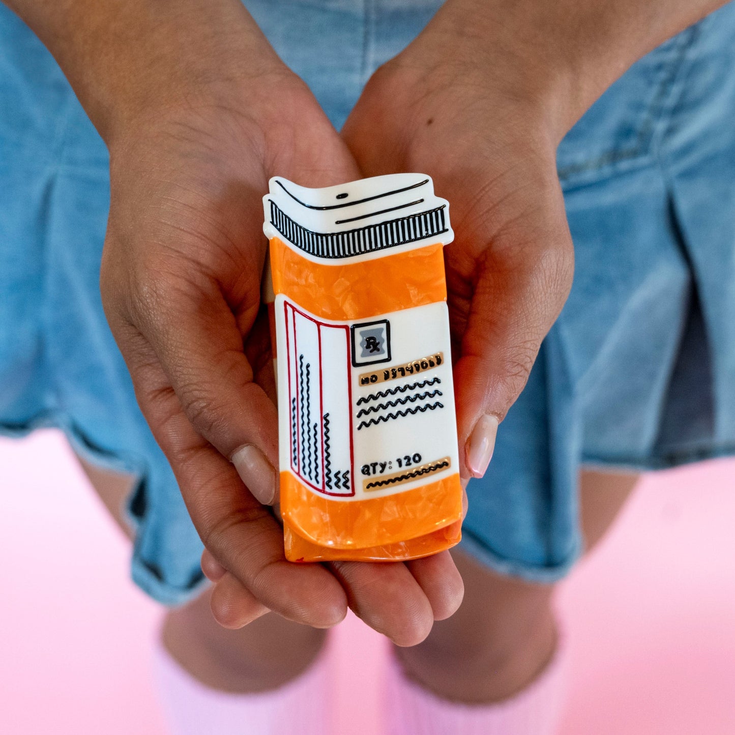Prescription Bottle Hair Claw PREORDER