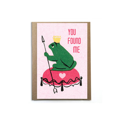 “You Found Me” Frog Card