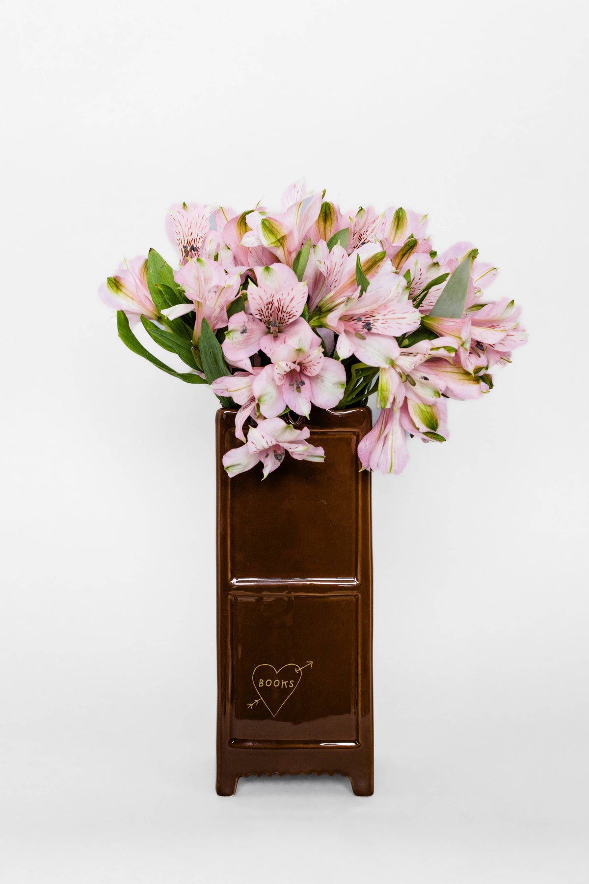Ceramic Vase, Bookshelf