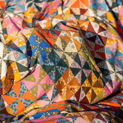 Calico Quilted Tote