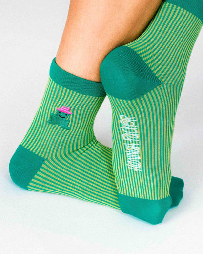 Cowgirl Frog Ribbed Ankle Sock by Hannah Packer