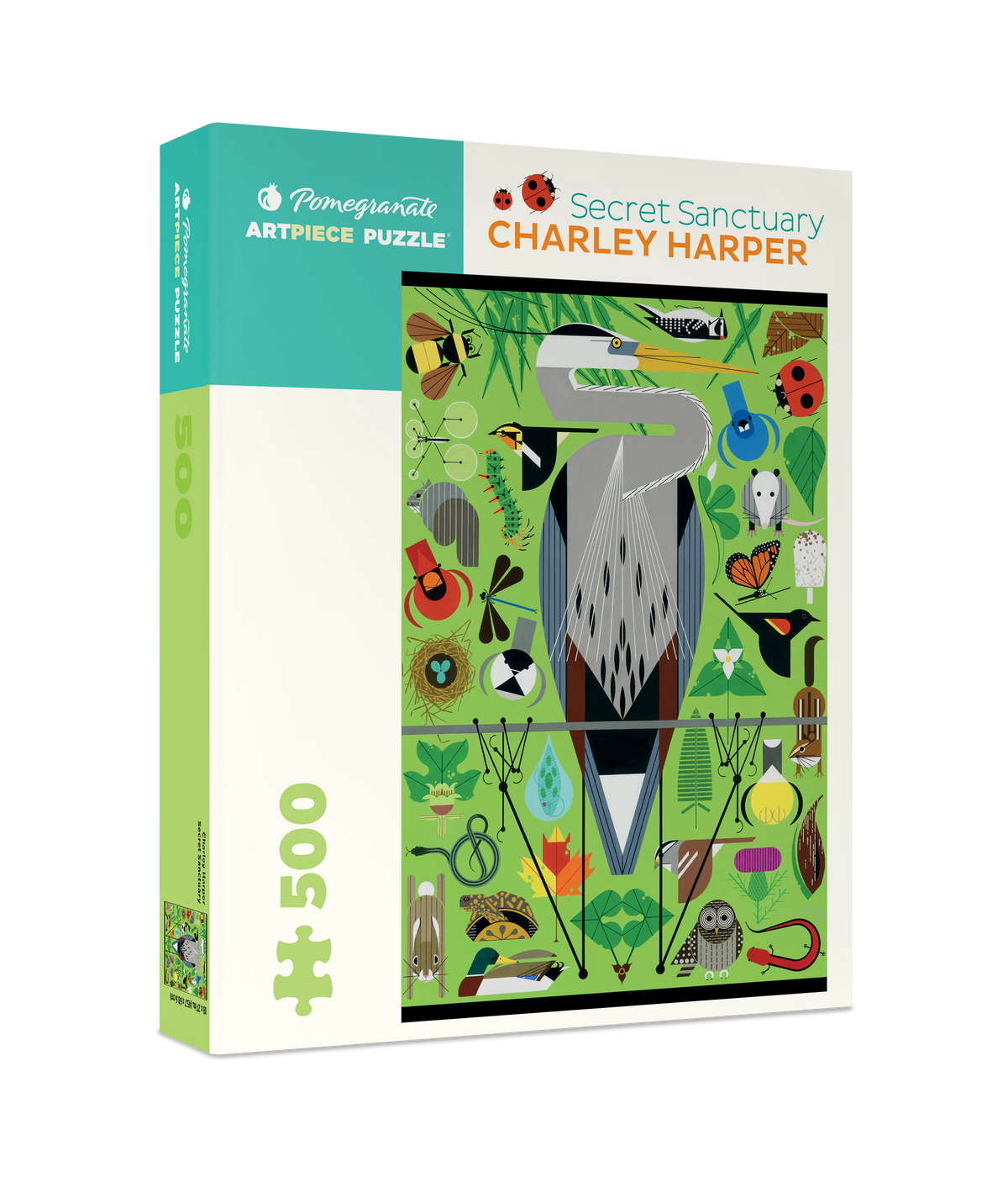 Charley Harper: Secret Sanctuary 500-piece Jigsaw Puzzle