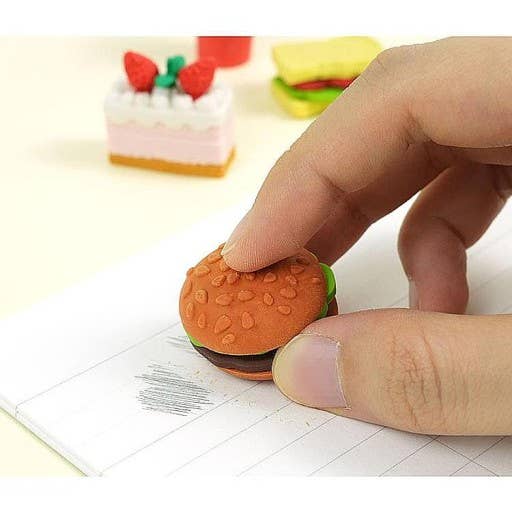 Yummy Snack Miniature Random Eraser Box