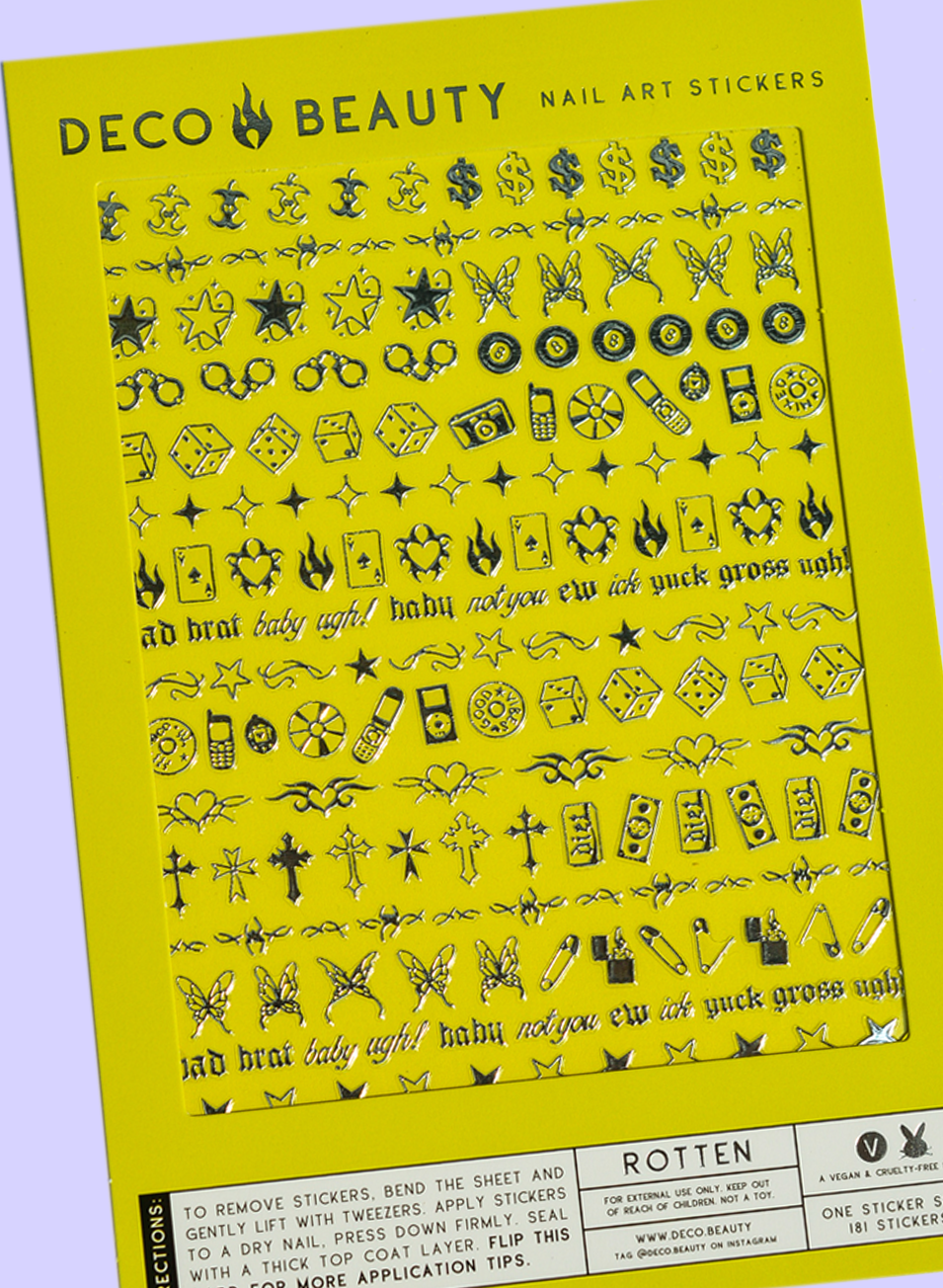 Nail Art Stickers - ROTTEN