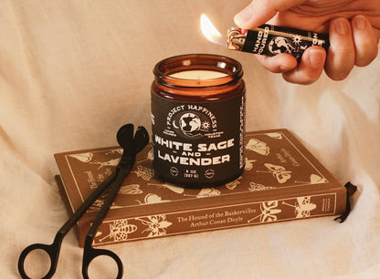 White Sage and Lavender Soy Candle - 8oz