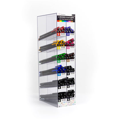 MONO Drawing Pen, Colors 72PC Set in Countertop Display