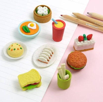 Yummy Snack Miniature Random Eraser Box