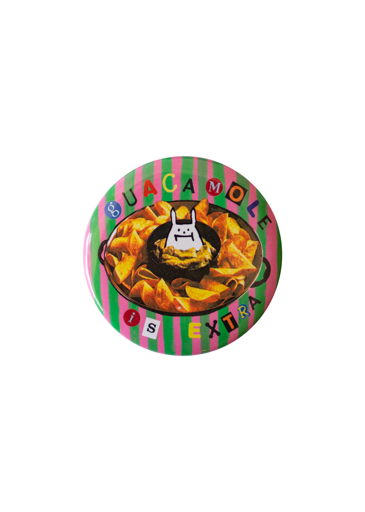 Extra guac pinback button