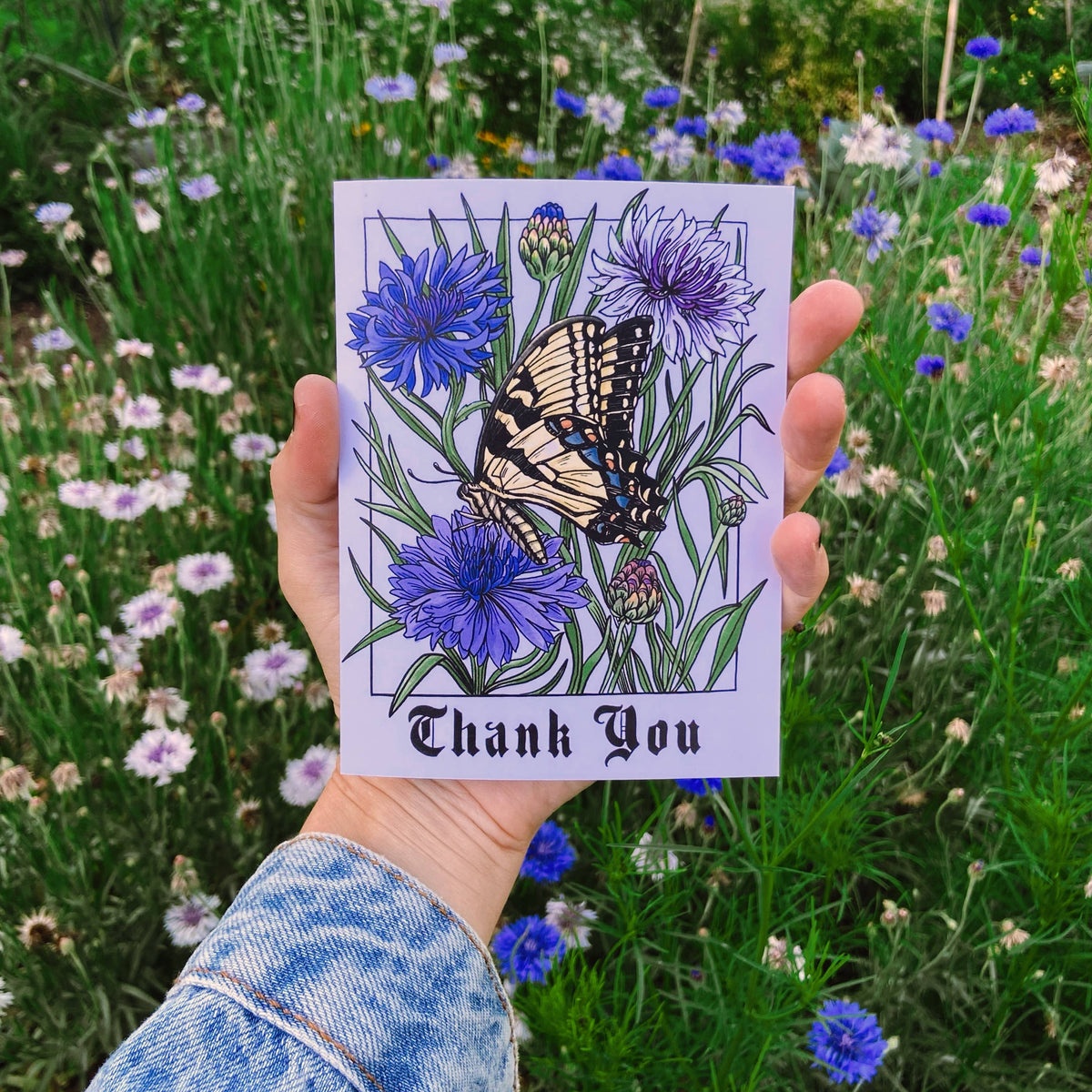 Thank You Butterfly Card