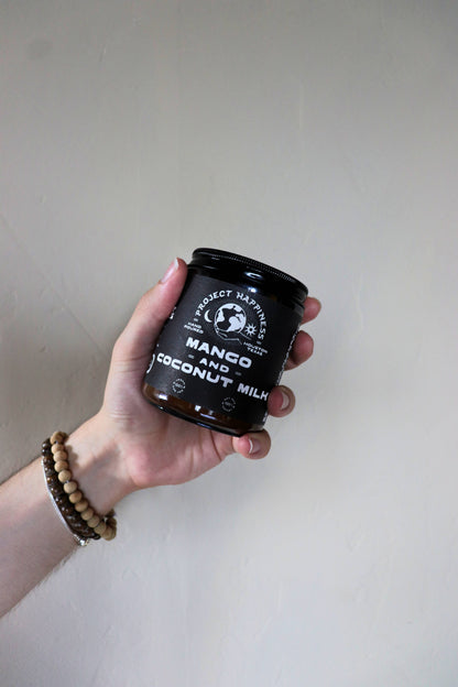 Mango and Coconut Milk Soy Candle - 8oz | Summer Scent