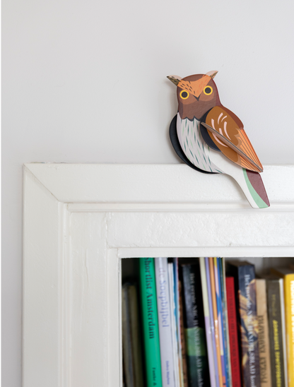 3D Wall Art - Garden Bird - Tawny Owl