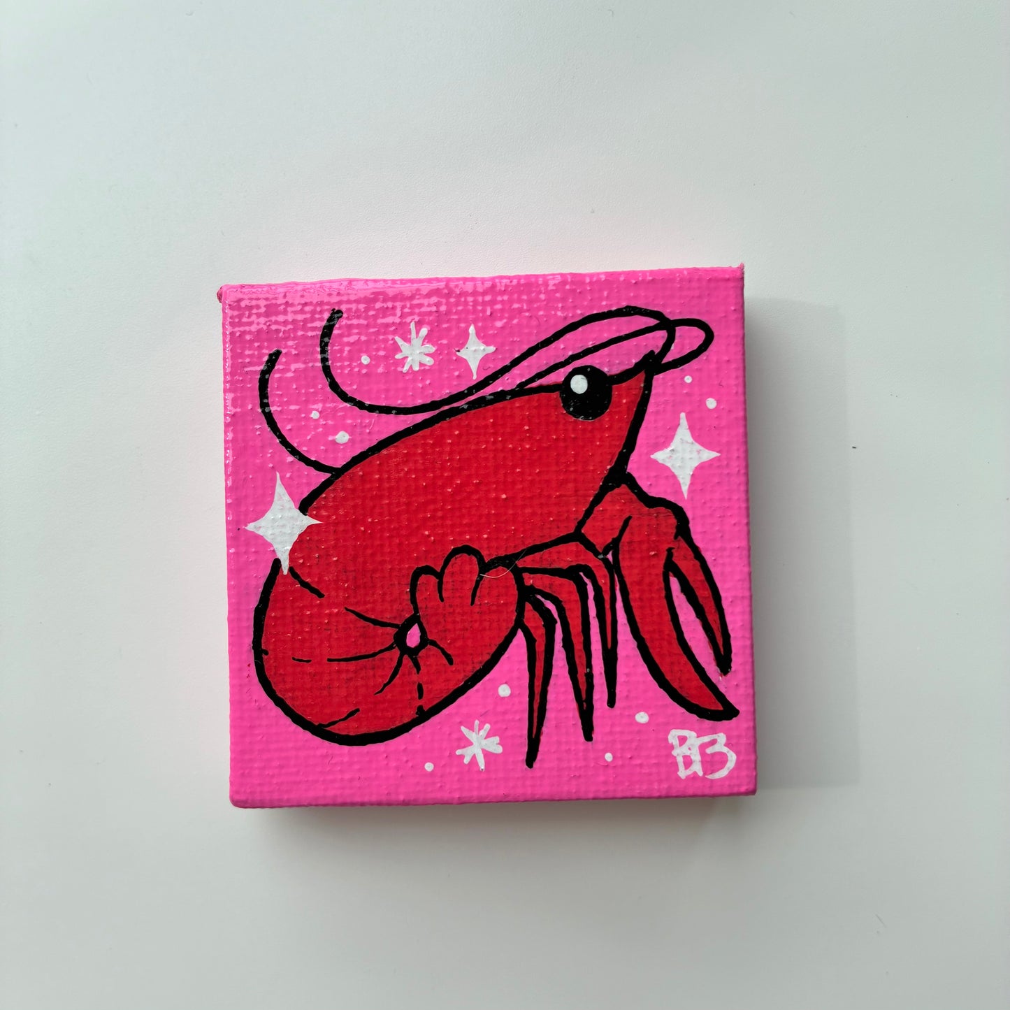 Crawfish Canvas Magnet