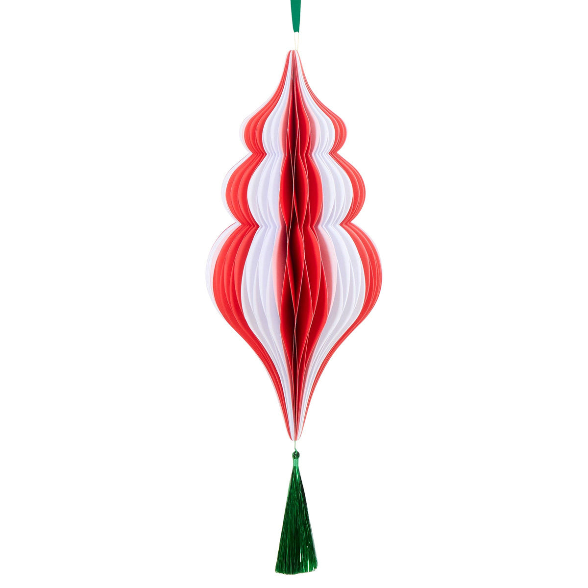 Large Striped Paper Honeycomb Decorations
