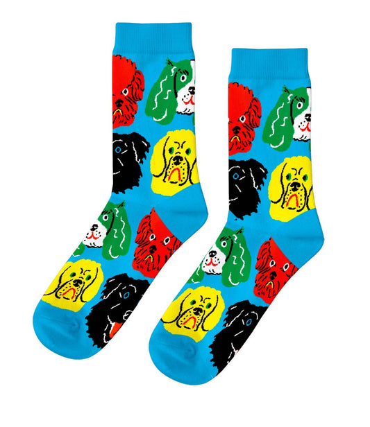 Kristina Micotti Dogs Socks- Women's Size