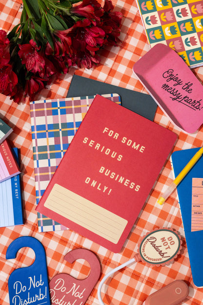 Rough Draft Notebook Set, Serious Business Only