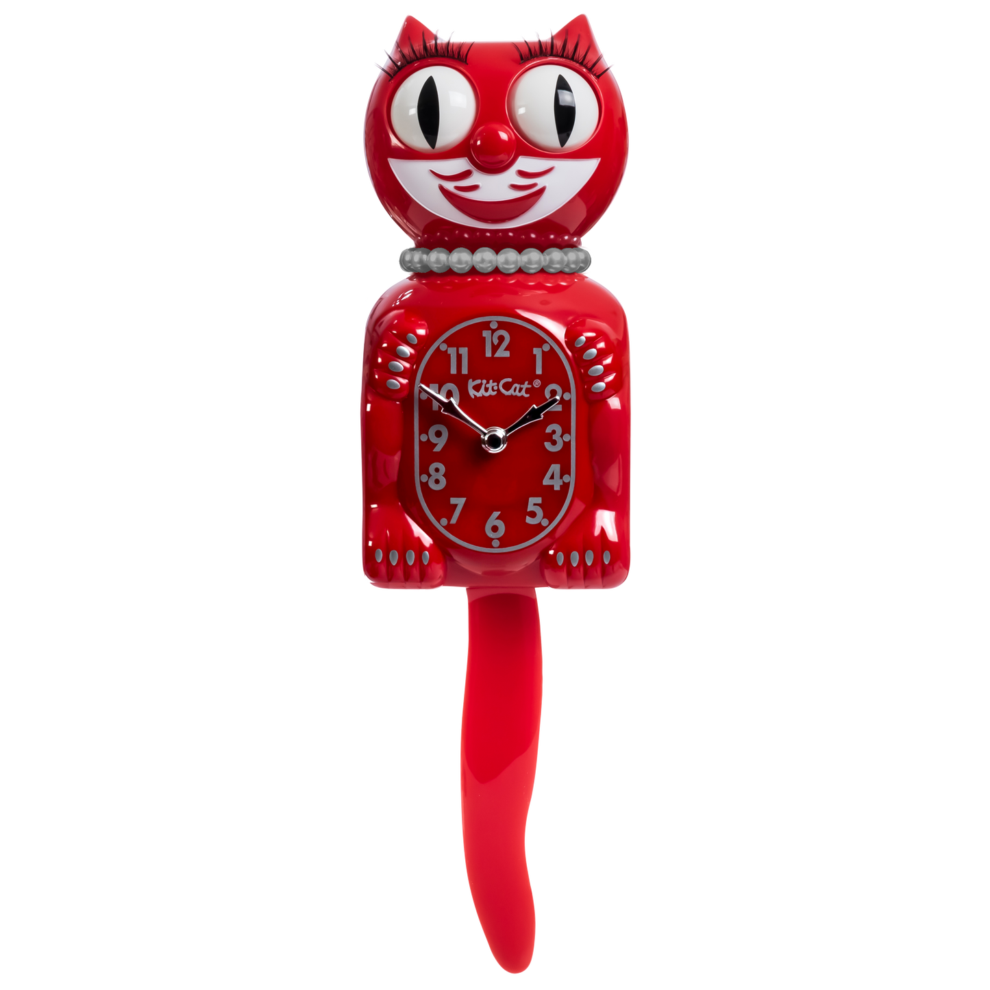 Retro Red Lady Kitchen Edition Kit-Cat Klock