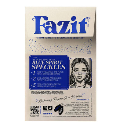Blue Spirit Speckles Makeup Patches - Team Spirit Collection
