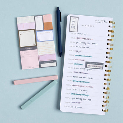 Reader Sticky Note Notepads - Set of 10