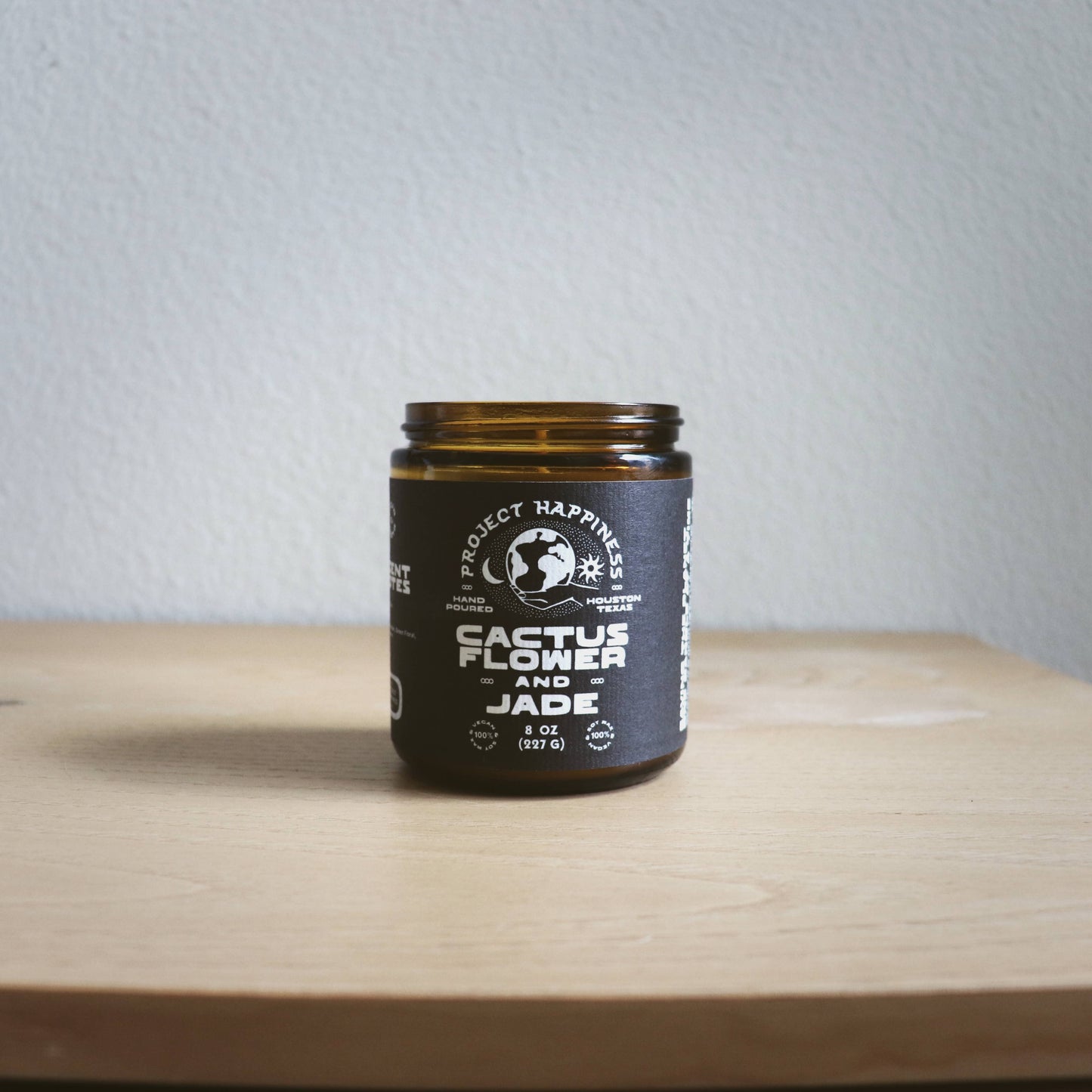 Cactus Flower and Jade Soy Candle - 8oz | Valentines Day