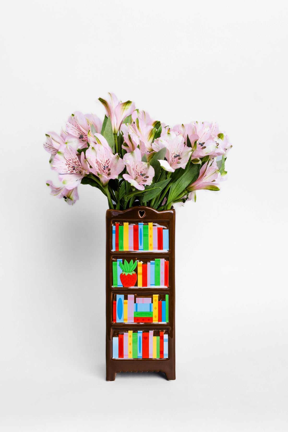 Ceramic Vase, Bookshelf