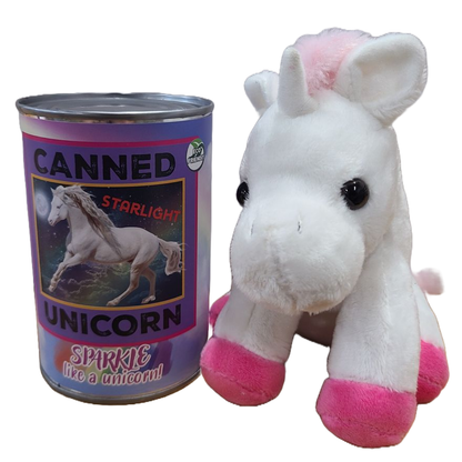 Canned Unicorn | Stuffed Animal Plush w/Fun Jokes|Starlight