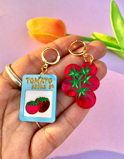 Tomato Seeds Earrings