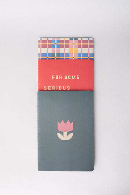 Rough Draft Notebook Set, Serious Business Only