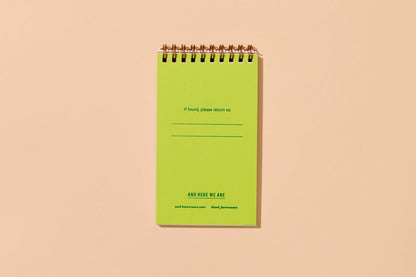 Ants Letterpress Pocket Size Spiral Notebook - Valentines Day Gift Mothers Day