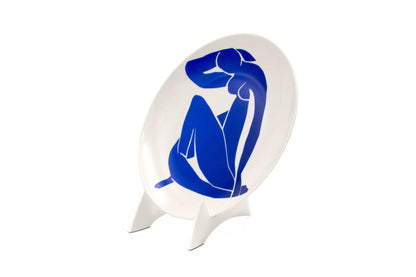 Porcelain plate - Ø 20cm - Henri Matisse - Blue lady