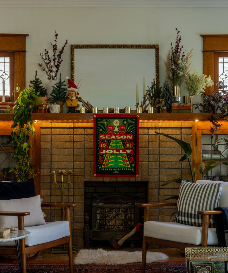 'Tis the Season To Be Jolly Camp Flag • Invisible Creature x