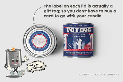 Voting is my Love Language 16oz. Candle