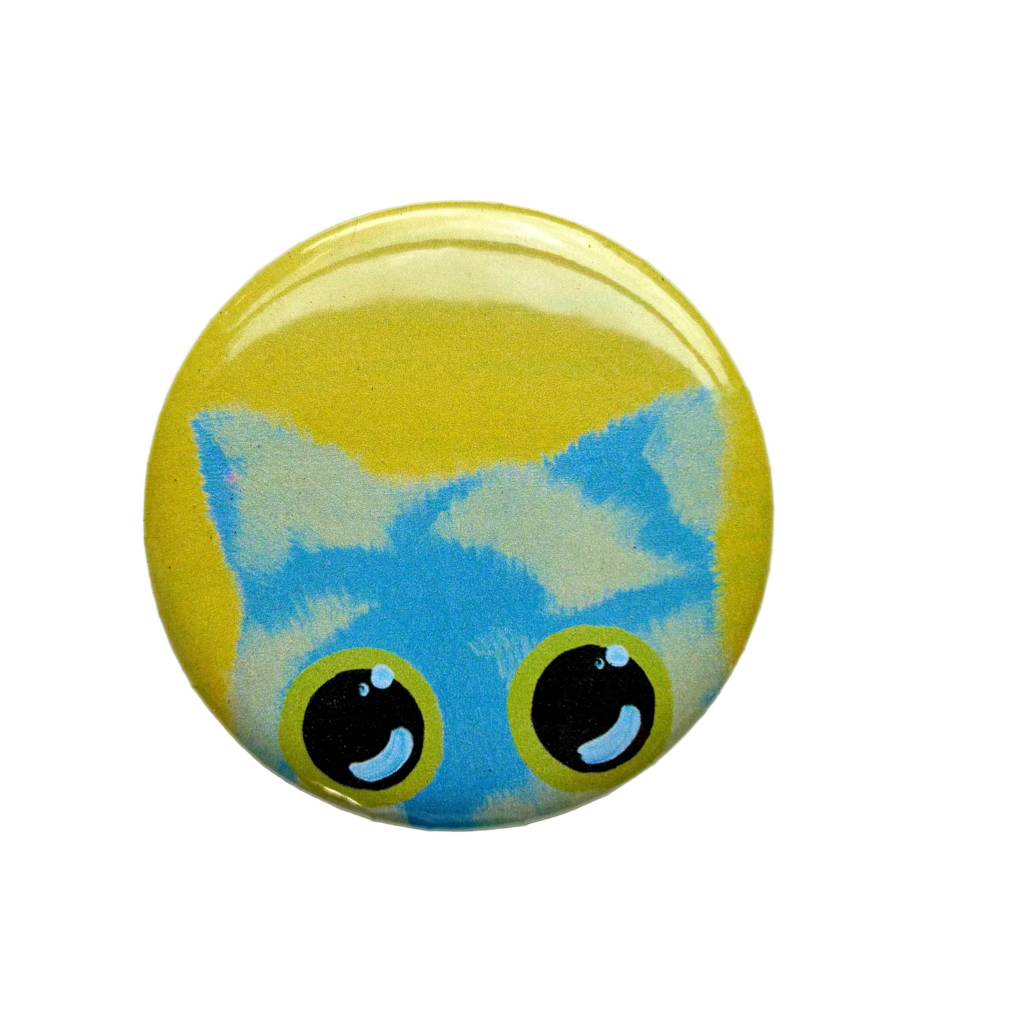 Diluted Tortie Cat Button