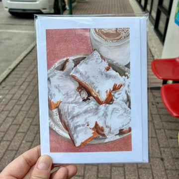 Beignet Greeting Card