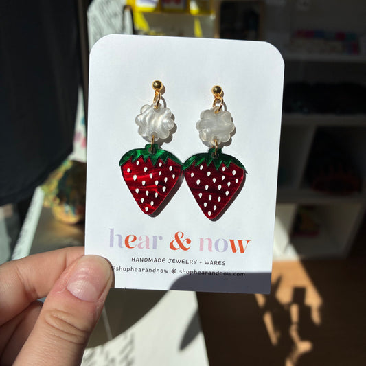 Strawberry Dangle Earrings